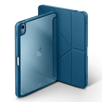 UNIQ-etuiet Moven for iPad Air 10.9 (2022/2020) med antimikrobiell beskyttelse, i fargen blå/carpi blå.