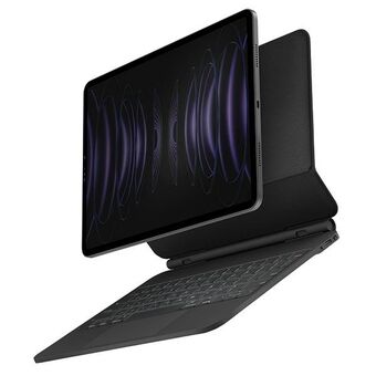 UNIQ Etui Venno Magnetic Smart med tastatur for iPad Pro 11" (2022/2021) | Air 10.9" (2022/2020) svart/ebony black.