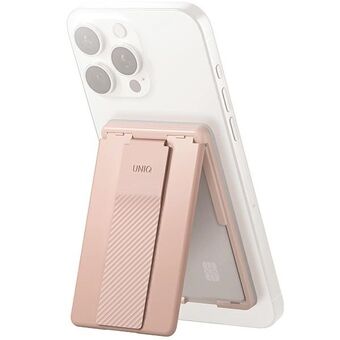 UNIQ Heldro ID magnetisk lommebok med støtte og armbånd i rosa/blush pink