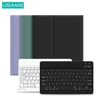 USAMS Winro-deksel med tastatur iPad Air 10,9" Grønt etui-hvitt tastatur/grønt deksel-hvitt tastatur IP109YRU02 (US-BH655)