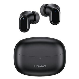 USAMS Bluetooth 5.1 TWS hodetelefoner BH-serien trådløs svart / svart BHUBH01