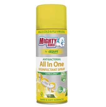 AirPure Mighty Burst alt-i-ett desinfeksjonsspray - Citus Zing - 450 ml