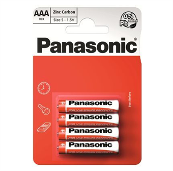 Panasonic Special Power AAA-batterier - 4 stk