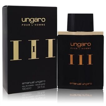 Ungaro Iii by Ungaro - Eau De Toilette Spray (New Packaging) 100 ml - for menn