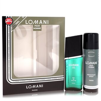 Lomani by Lomani - Gift Set -- 3.4 oz Eau De Toilette Spray + 6.7 oz Deodorant Spray - for menn