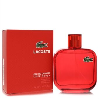 Lacoste Eau De Lacoste L.12.12 Rouge by Lacoste - Eau De Toilette Spray 100 ml - for menn