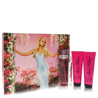 Paris Hilton by Paris Hilton - Gift Set -- 3.4 oz Eau De Parfum Spray + 3 oz Body Lotion + 3 oz Shower Gel + .34 oz  Mini EDP Spray - for kvinner