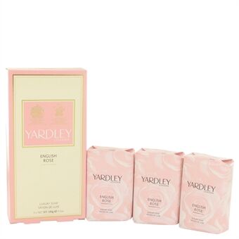 English Rose Yardley by Yardley London - 3 x 104 ml  Luxury Soap 104 ml - for kvinner
