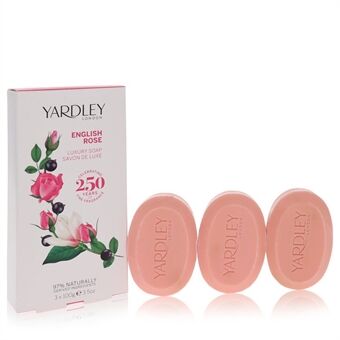 English Rose Yardley by Yardley London - 3 x 104 ml  Luxury Soap 104 ml - for kvinner