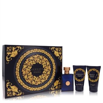 Versace Pour Homme Dylan Blue by Versace - Gift Set -- 1.7 oz Eau De Toilette Spray + 1.7 oz After Shave Balm + 1.7 oz Shower Gel - for menn