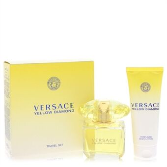 Versace Yellow Diamond by Versace - Gift Set -- 3 oz Eau De Toilette Spray + 3.4 oz Body lotion - for kvinner