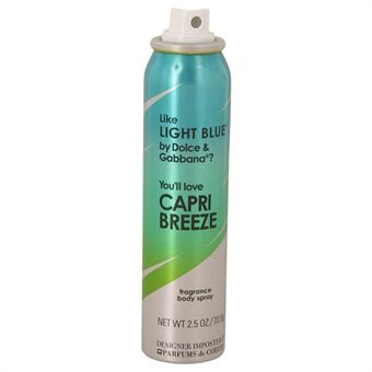 Designer Imposters Capri Breeze by Parfums De Coeur - Body Spray (Tester) 75 ml - for kvinner