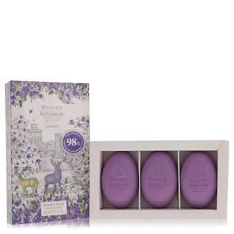 Lavender by Woods of Windsor - Fine English Soap 3  x 62 ml - for kvinner