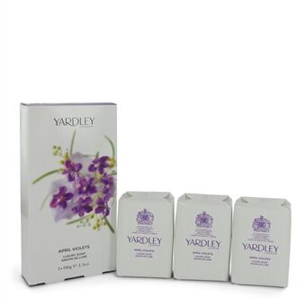 April Violets by Yardley London - 3 x 104 ml Soap 104 ml - for kvinner