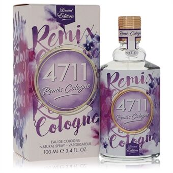 4711 Remix Lavender by 4711 - Eau De Cologne Spray (Unisex) 100 ml - for menn