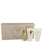 Versace Eros by Versace - Gift Set -- .17 oz Mini EDP + .8 oz Shower Gel + .8 oz Body Lotion - for kvinner