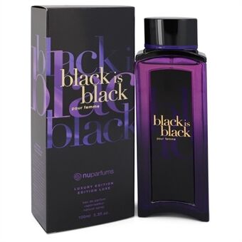 Black is Black by Nu Parfums - Eau De Parfum Spray 100 ml - for kvinner