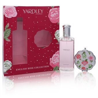 English Rose Yardley by Yardley London - Gift Set -- 4.2 oz Eau De Toilette Spray + Compact Mirror - for kvinner