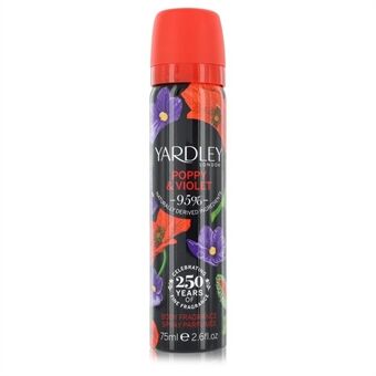 Yardley Poppy & Violet by Yardley London - Body Fragrance Spray 77 ml - for kvinner