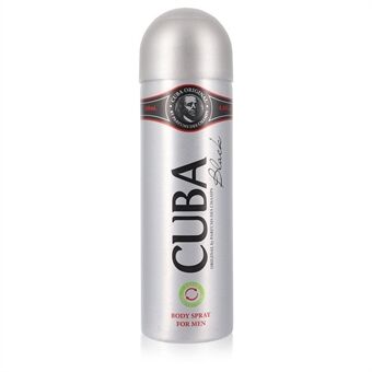 CUBA Black by Fragluxe - Body Spray 195 ml - for menn