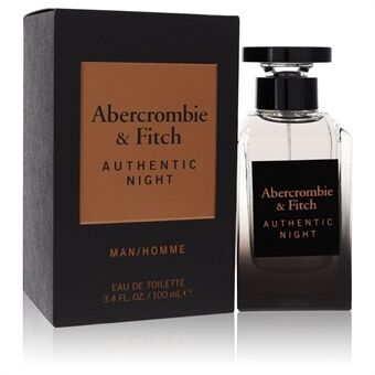 Abercrombie & Fitch Authentic Night by Abercrombie & Fitch - Eau De Toilette Spray 100 ml - for menn