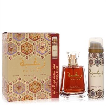 Lattafa Raghba   by Lattafa - Eau De Parfum Spray Plus 1.7 oz Deodorant Spray 100 ml - for menn