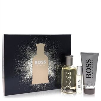 Boss No. 6 by Hugo Boss - Gift Set -- 3.3 oz Eau De Toilette Spray + 0.3 oz Mini EDT Spray  + 3.4 oz Shower Gel - for menn