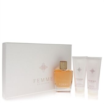 Usher Femme by Usher - Gift Set -- 3.4 oz Eau De Parfum Spray + 3.4 oz Body Lotion + 3.4 oz Shower Gel - for kvinner