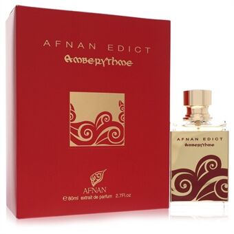 Afnan Edict Amberythme by Afnan - Extrait De Parfum Spray (Unisex) 80 ml - for kvinner