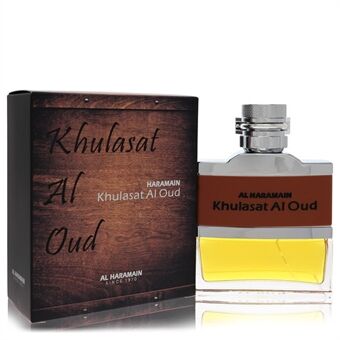 Al Haramain Khulasat Al Oud by Al Haramain - Eau De Parfum Spray (Unisex) 100 ml - for menn