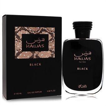 Hawas Black by Rasasi - Eau De Parfum Spray 100 ml - for menn