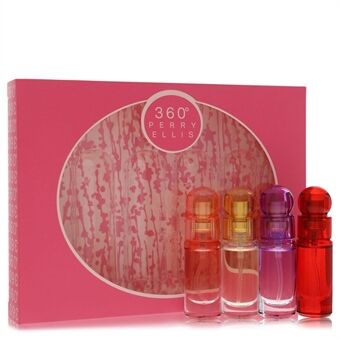 perry ellis 360 by Perry Ellis - Gift Set -- Four piece Travel Gift Set Includes .25 oz Mini Eau De Parfum Spray of each. 360 Coral, 360 For Women, 360 Purple, 360 Red. - for kvinner