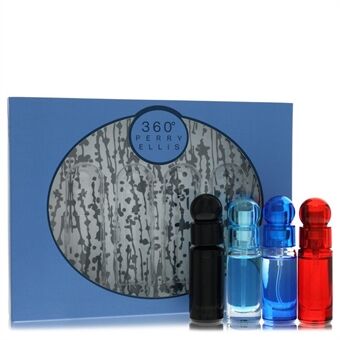 perry ellis 360 by Perry Ellis - Gift Set -- Four piece Travel Gift Set Includes .25 oz Mini EDT Spray of each. 360 Black, 360 For Men, 360 Very Blue, 360 Red. - for menn