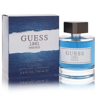 Guess 1981 Indigo by Guess - Eau De Toilette Spray (Tester) 100 ml - for menn