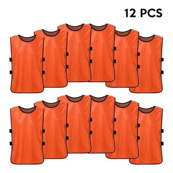 Fotballvester - Barnestørrelse - 12 stk - Oransje