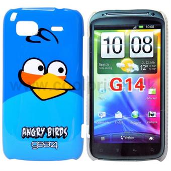 Angry Birds -deksel til HTC Sensation (blå)