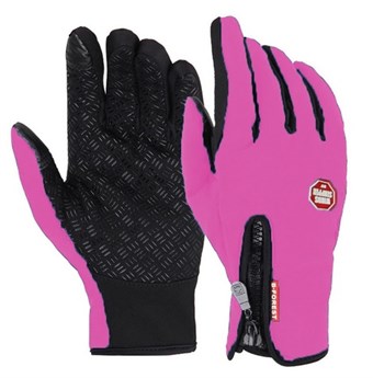Sport Touch Gloves UNISEX - Str 8-9 - Håndflateomkrets 20-22 cm - Stor - Rosa