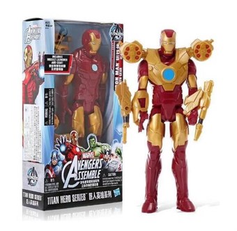 Iron Man Avengers Titan Hero Blast Gear Figur - 30 cm