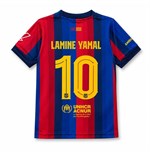 Barn Lamine Yamal nr. 10 fotballdrakt – trøye og shorts – størrelse 116–122 cm, 6–7 år