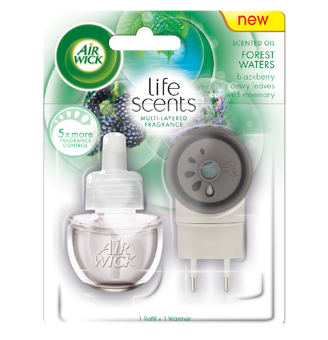 Air Wick Electric Air Freshener with Refill Forest Waters