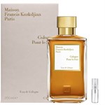 Maison Francis Kurkdjian Cologne Pour le Soir - Eau de Cologne - Duftprøve - 2 ml