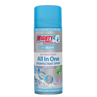 AirPure Mighty Burst All In One desinfeksjonsspray - Linrom - 450 ml