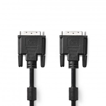 DVI-kabel | DVI-D 24 + 1-pins hann | DVI-D 24 + 1-pins hann | 2560 x 1600 | Forniklet | 2,00 m | PVC | Svart | Eske