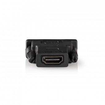 HDMI™-adapter | HDMI™ Kvinne | DVI-D 24 + 1-pins hann | Gullbelagt | Bare | PVC | Antrasitt | 1 stk. | Vindu boks