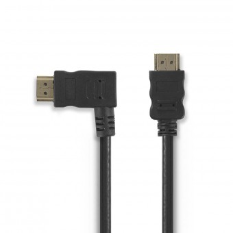 Høyhastighets HDMI™-kabel med Ethernet | HDMI™-kontakt | HDMI™-kontakt | 4K@30Hz | 10,2 Gbps | 1,50 m | Runde | PVC | Svart | Blemmer