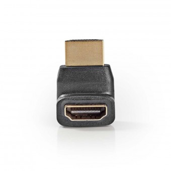 HDMI™-adapter | HDMI™-kontakt | HDMI™ Kvinne | Gullbelagt | Vinkel 270° | ABS | Svart | 1 stk. | Eske