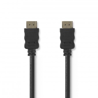 Høyhastighets HDMI™-kabel med Ethernet | HDMI™-kontakt | HDMI™-kontakt | 4K@60Hz | 18 Gbps | 40,0 m | Runde | PVC | Svart | Føle