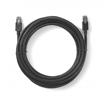 Cat 6 kabel | RJ45 hann | RJ45 hann | F/UTP | 15,0 m | Runde | LSZH / PVC | Antrasitt | Vindu boks