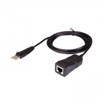Usb 2.0 Adapter Rett USB Type A - RJ45 Svart