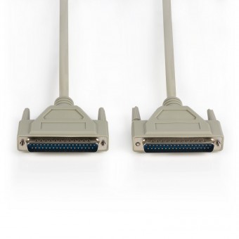 Seriell kabel D-SUB 37-pins hann - D-SUB 37-pins hann 1,00 m elfenben